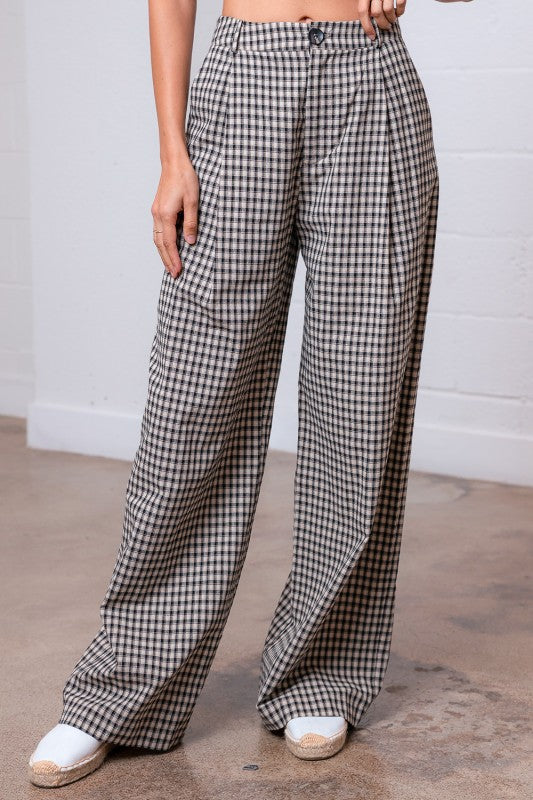 Front Pleated Pant