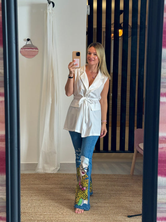 Iris Apfel Bell Bottom Jean