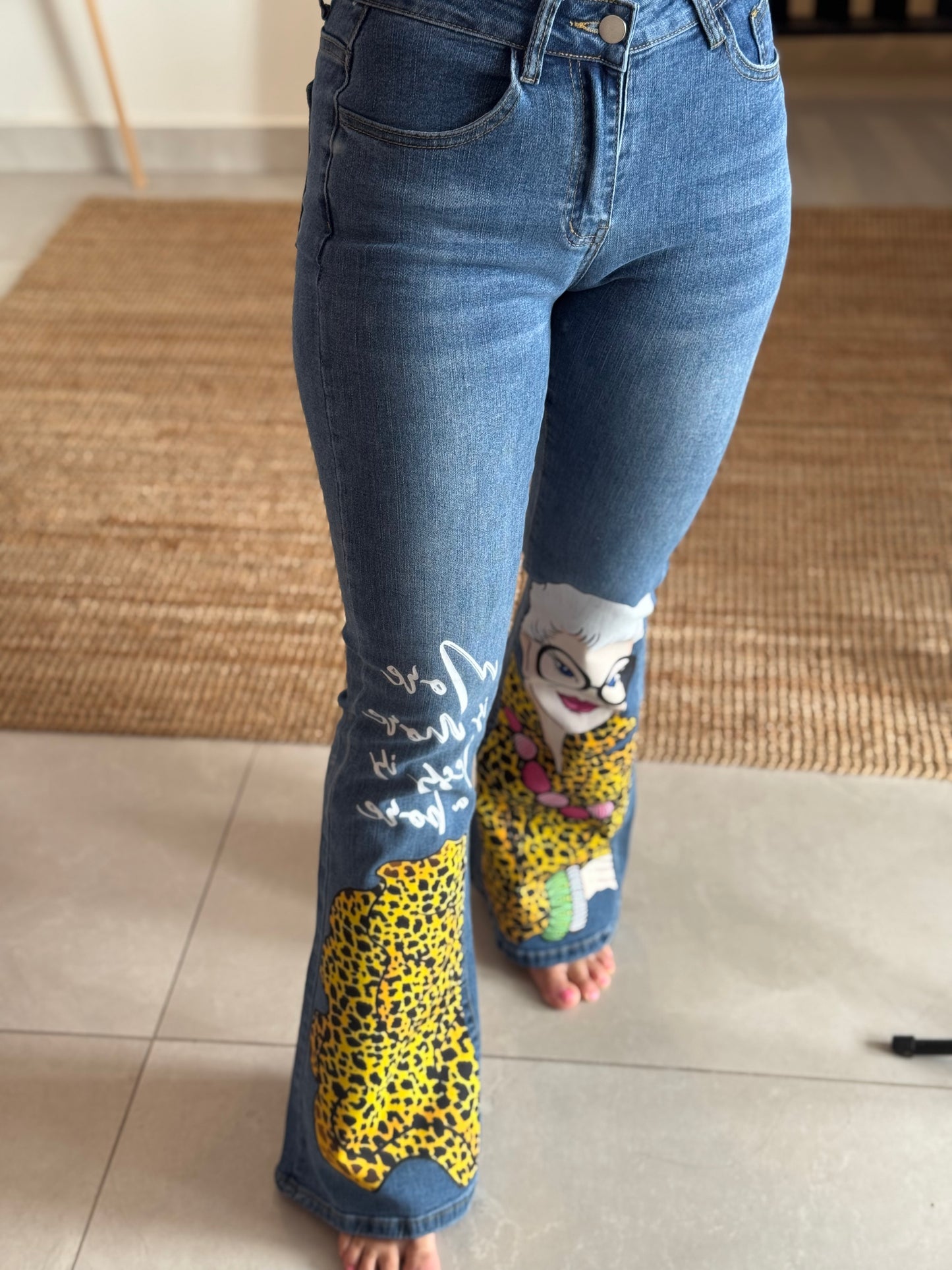Iris Apfel Bell Bottom Jean