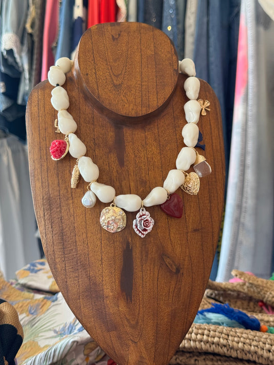 Chunky Charm Necklace