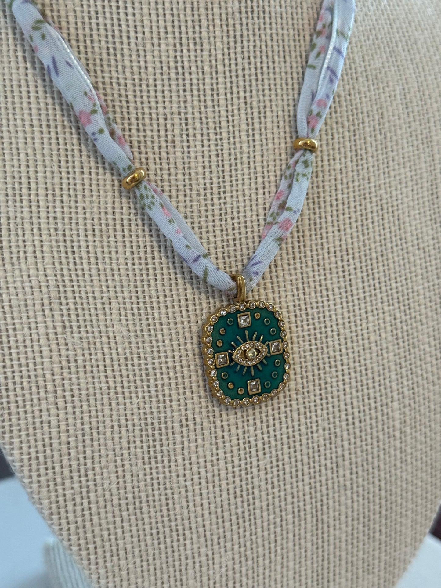 Bandana Charm Necklace