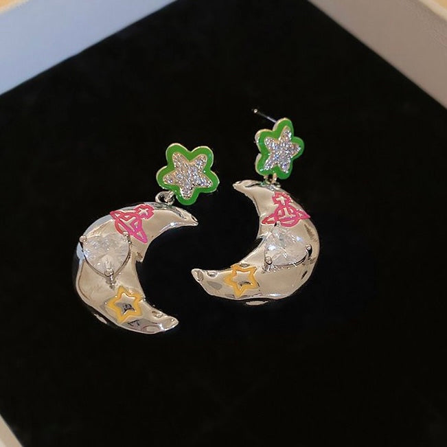 Star & Moon Earrings