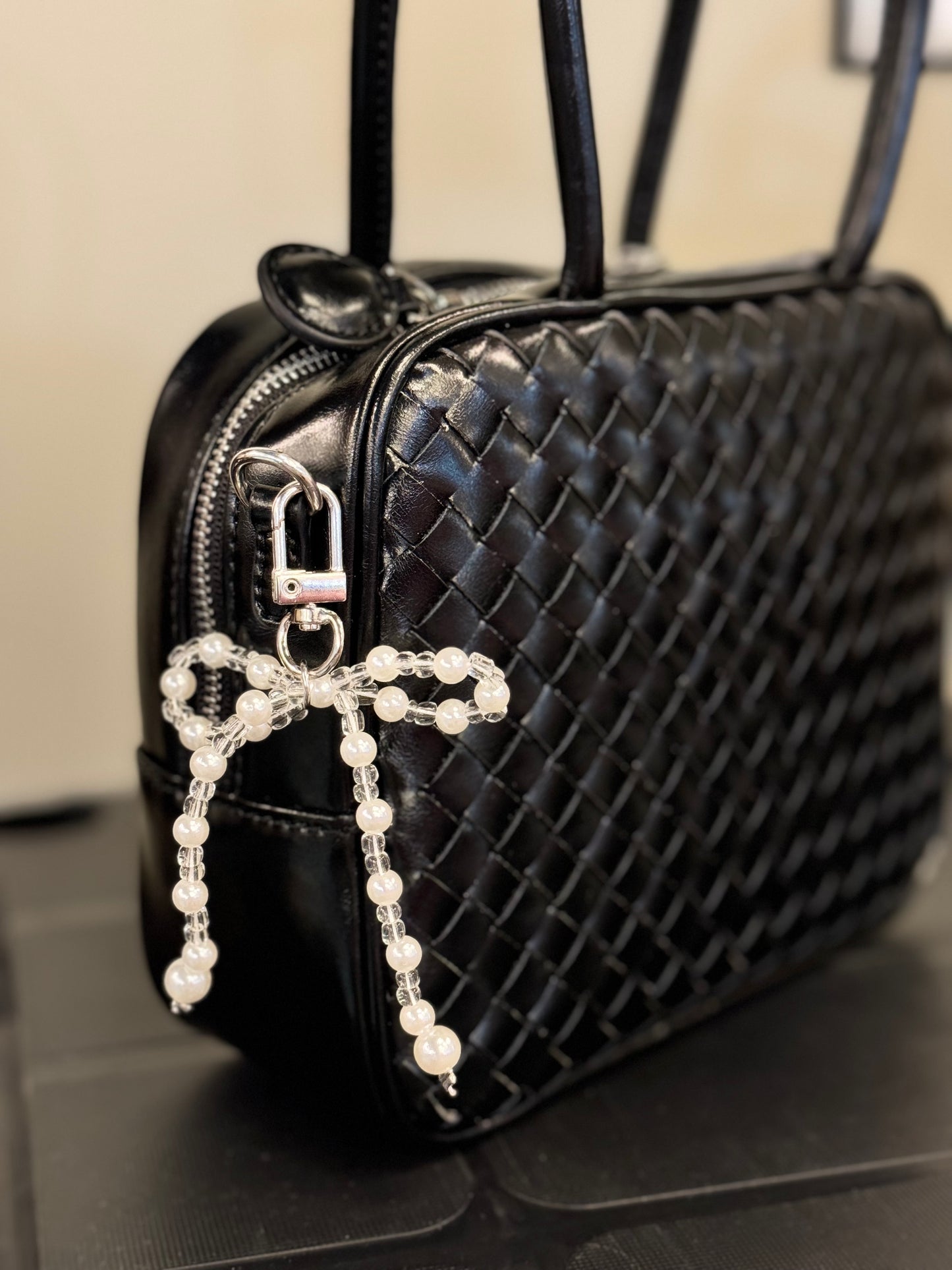 Handbag Key Holder / Ribbon