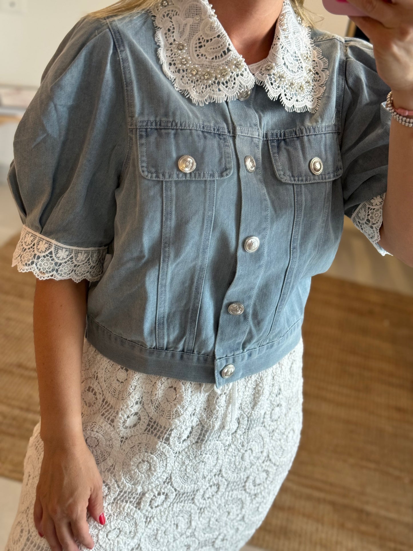 Lace & Denim Jacket