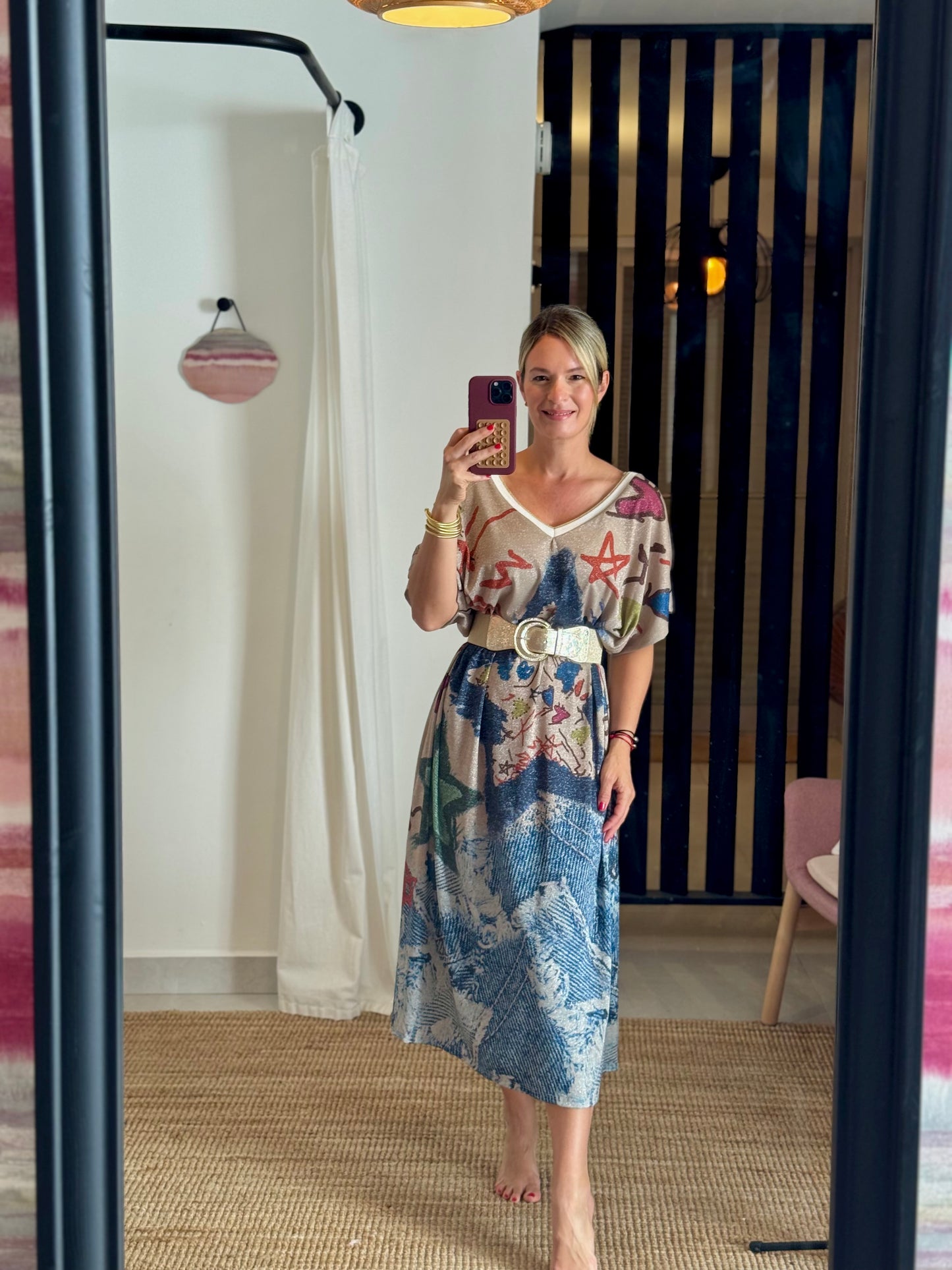 Loose Shimmery Dress