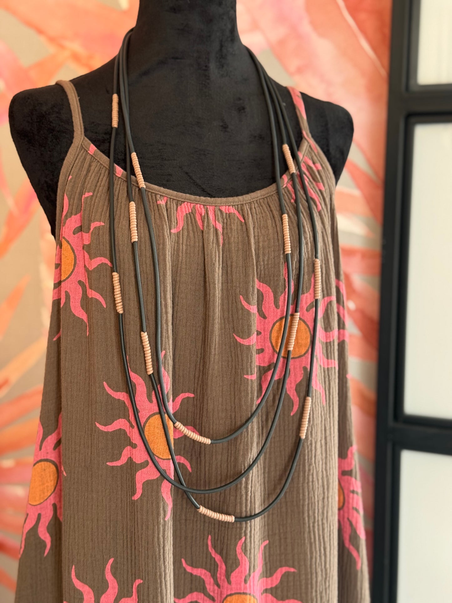 Rubber Long Necklace