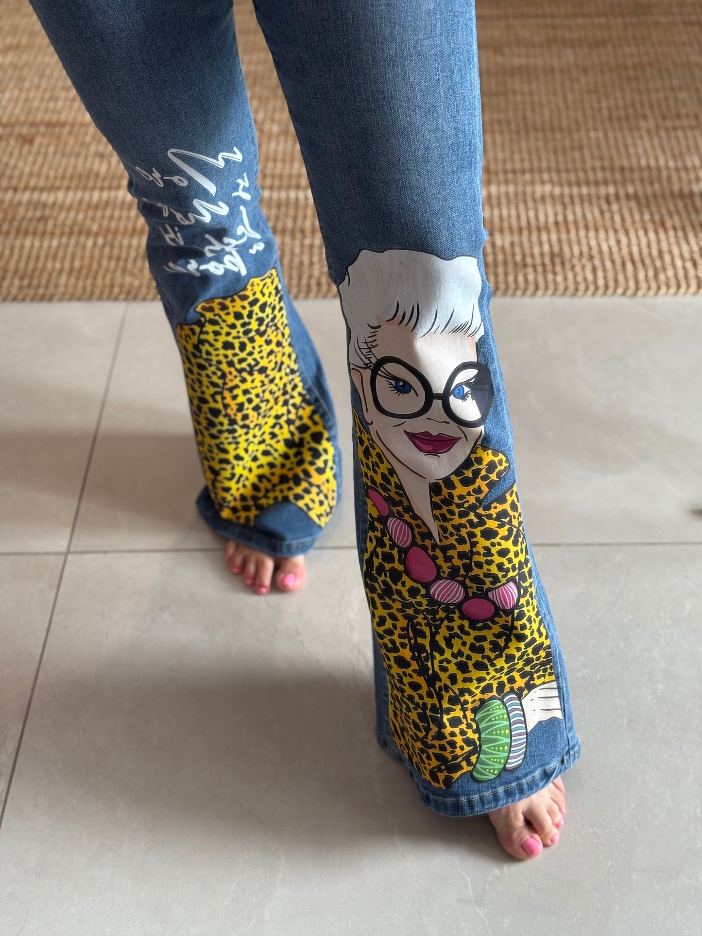 Iris Apfel Bell Bottom Jean