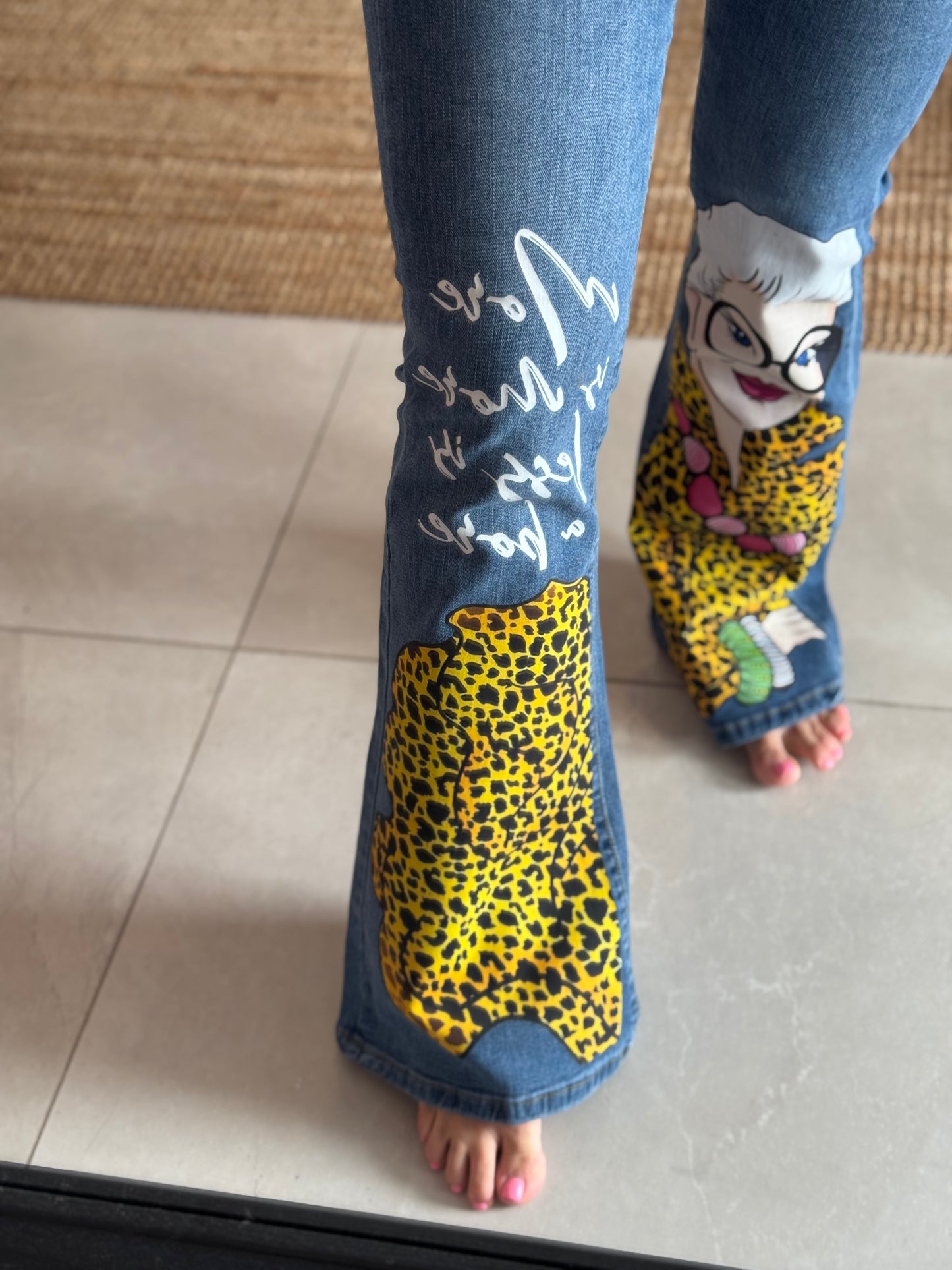 Iris Apfel Bell Bottom Jean