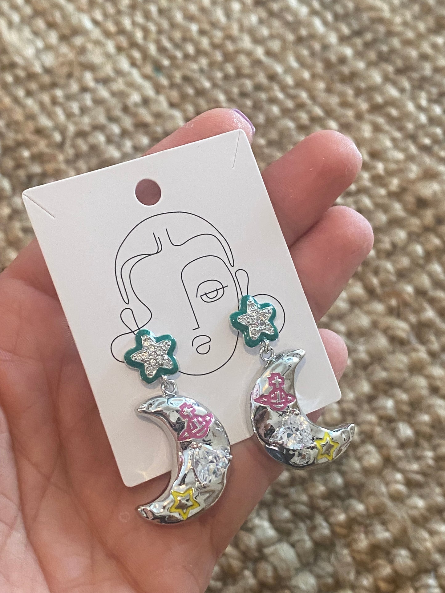 Star & Moon Earrings