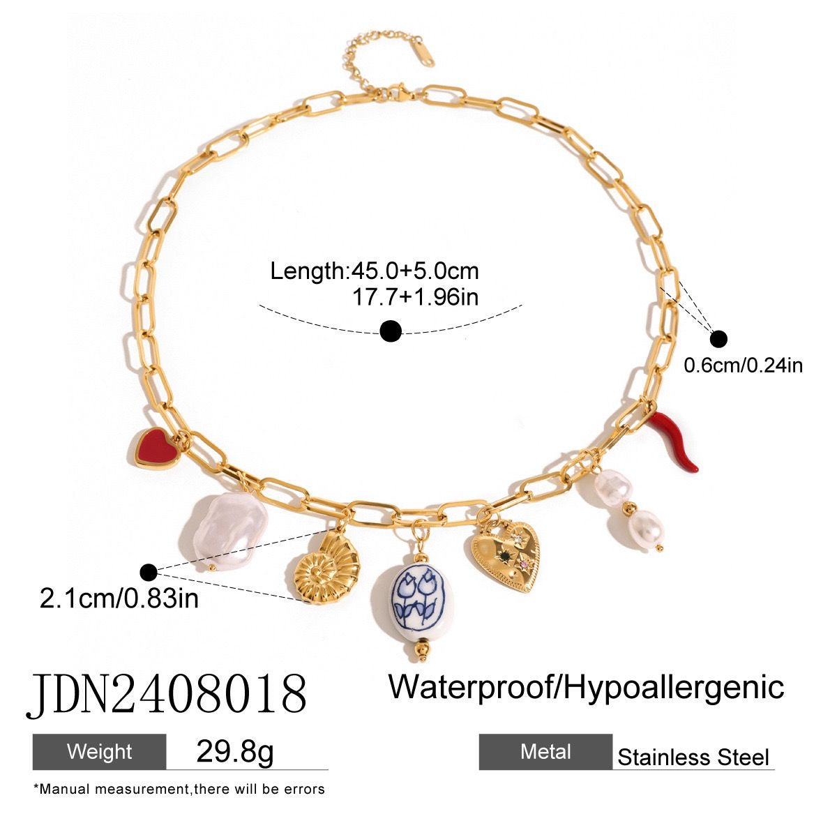 Multi Charm Necklace