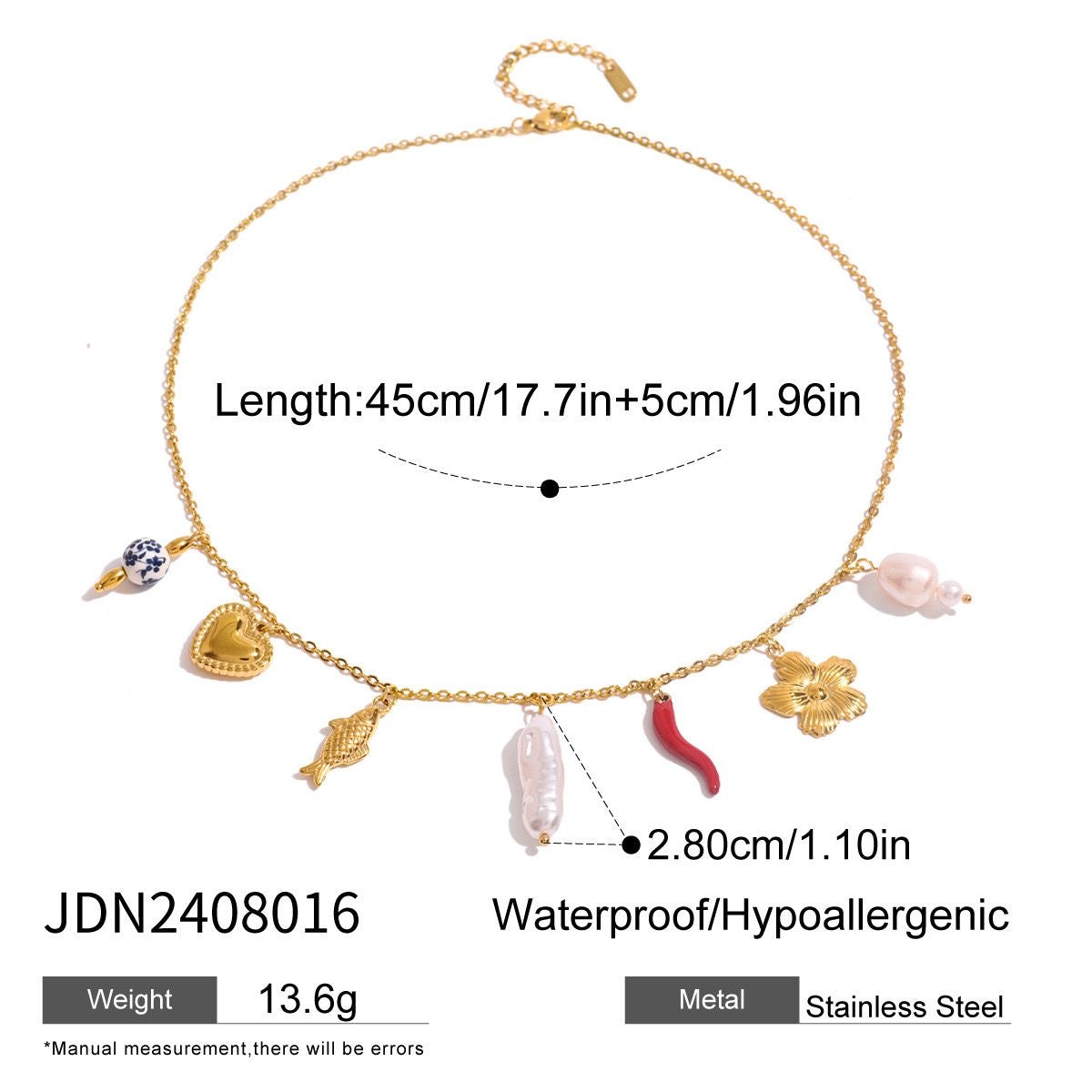 Multi Charm Necklace