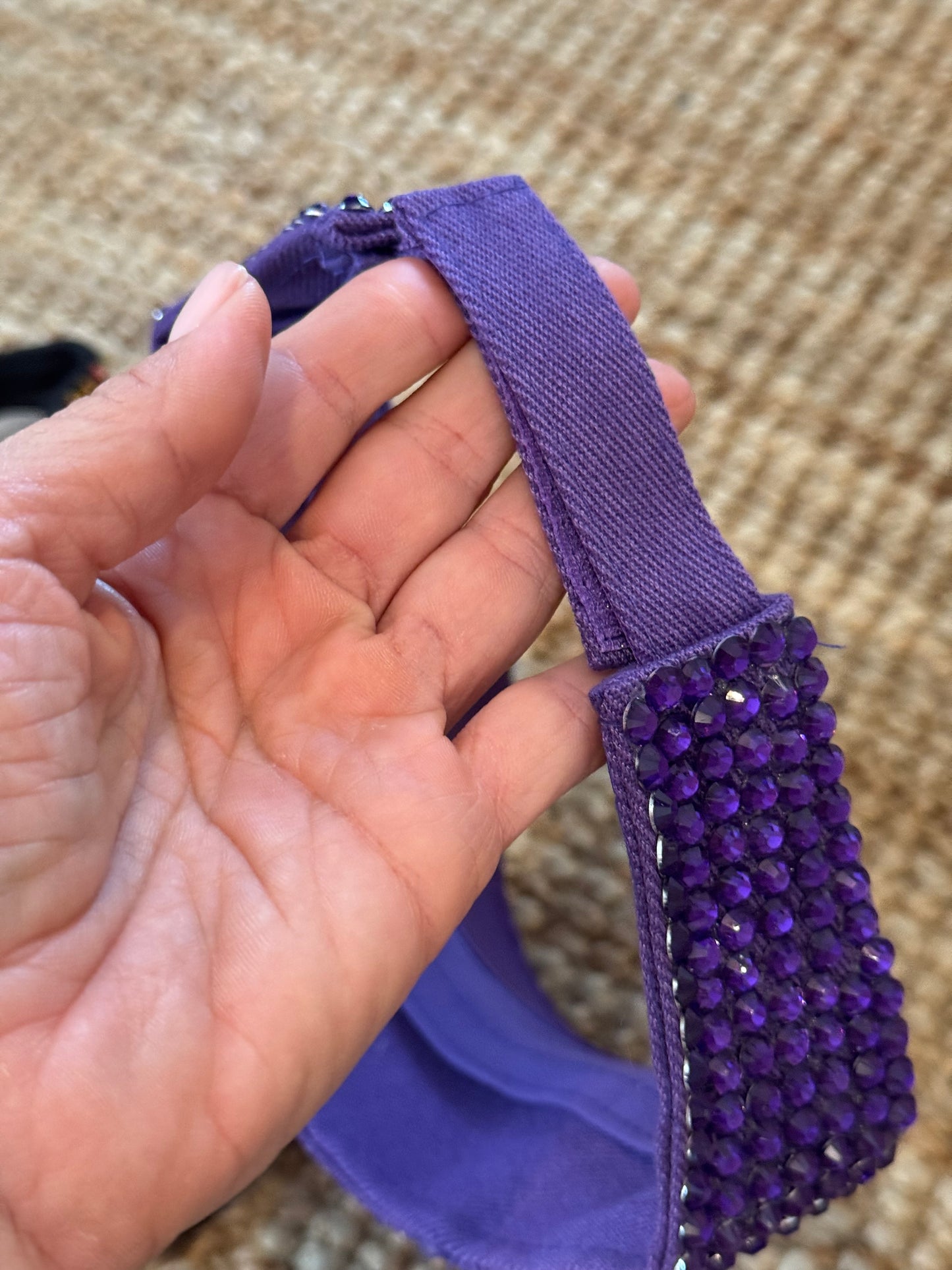 Rhinestones Visor