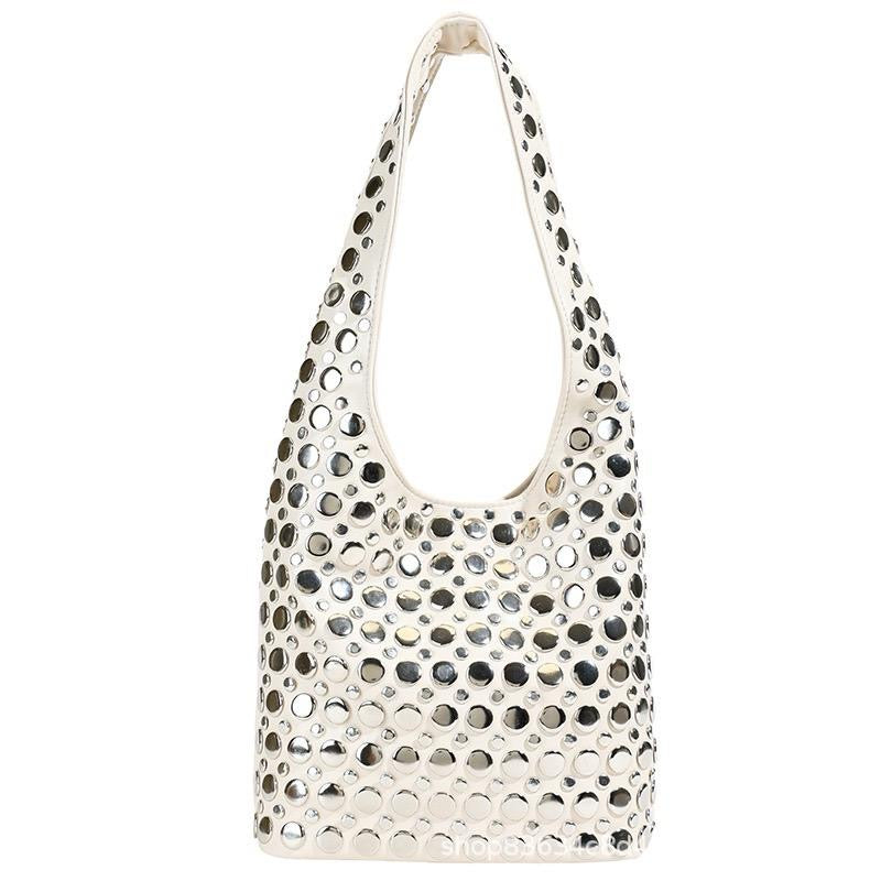 Studded Hobo Bag