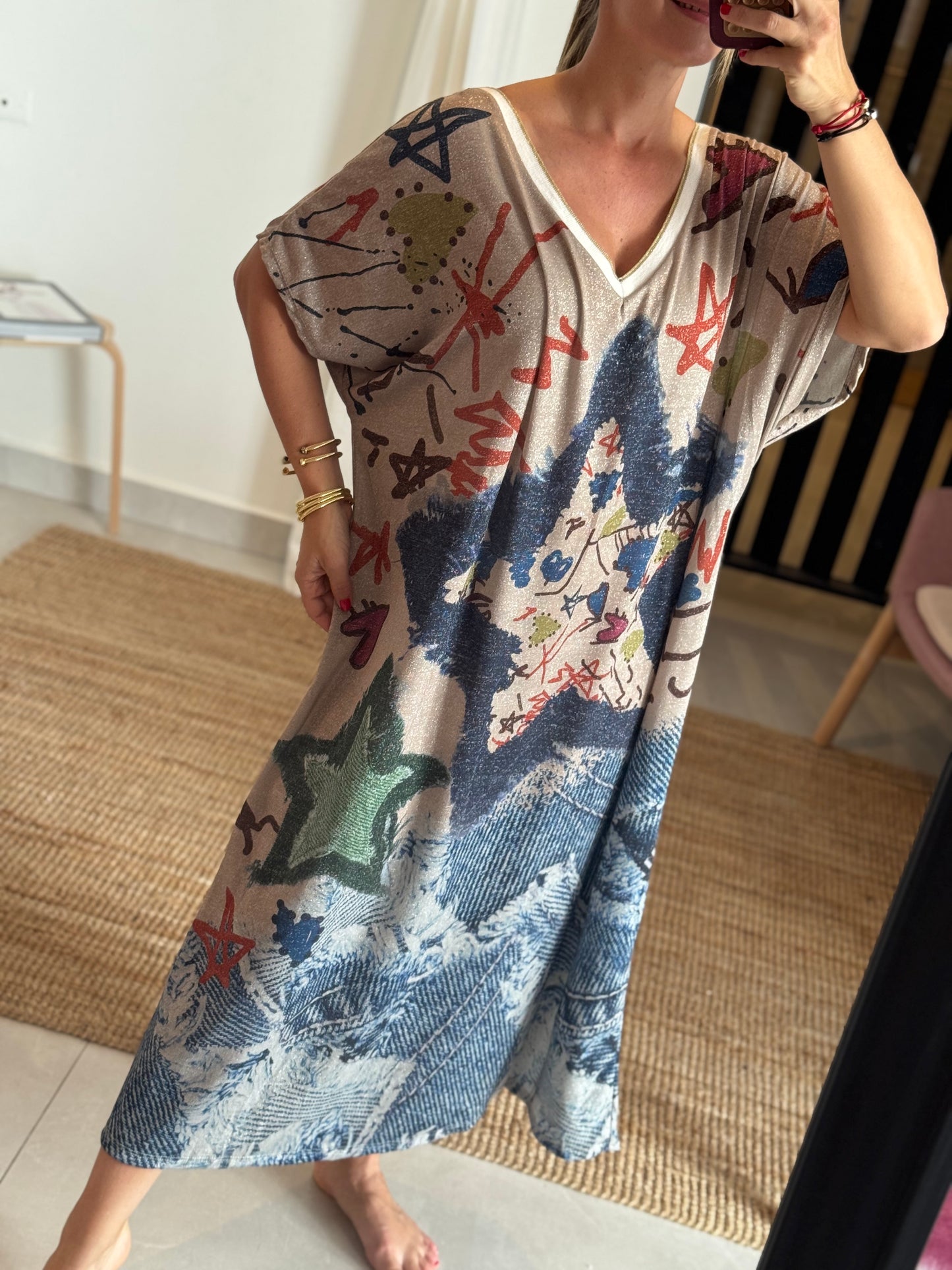 Loose Shimmery Dress