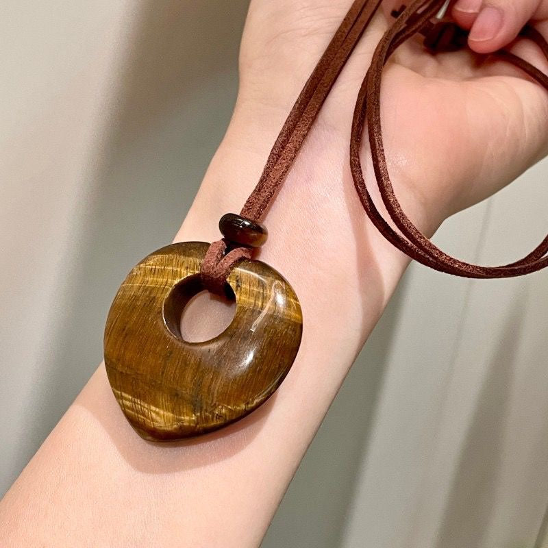 Suede Pendant Necklace