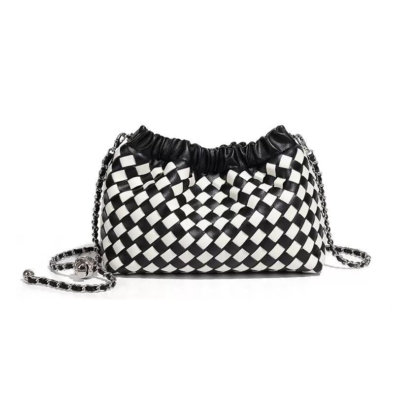 Leather Dumpling Bag