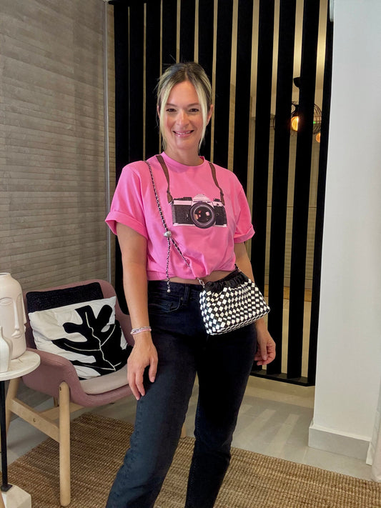 Graphic Camera T Shirt