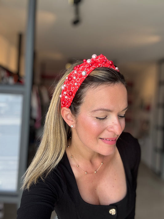 Star & Pearl Valentine Headband