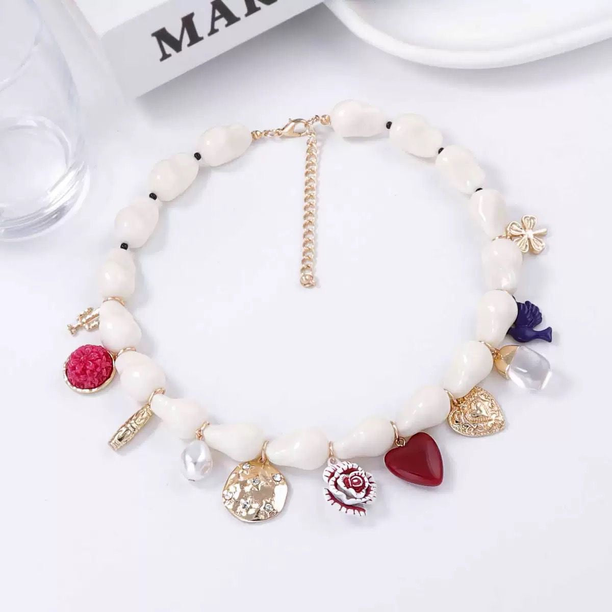 Chunky Charm Necklace