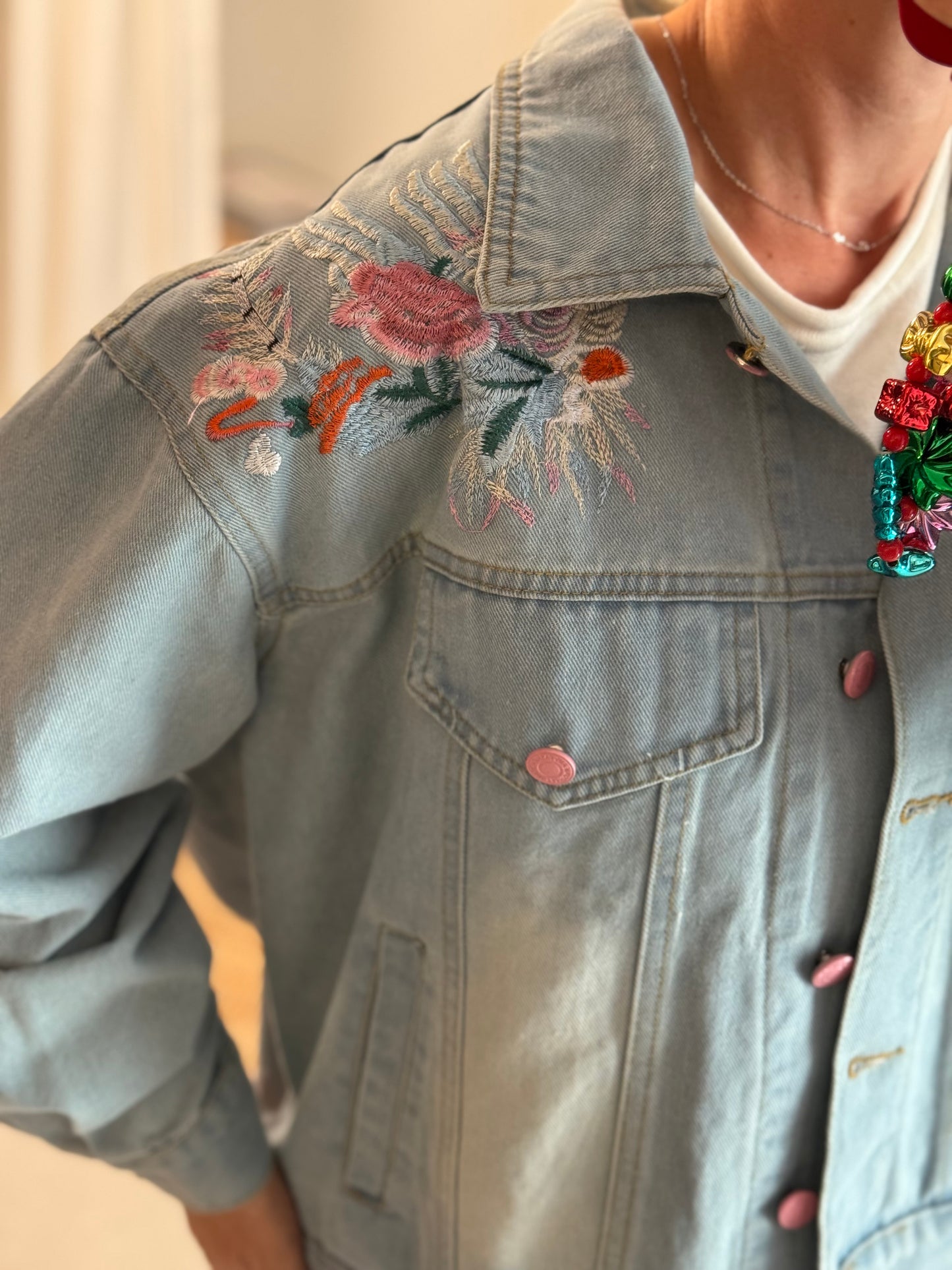 Embroidery Denim Jacket