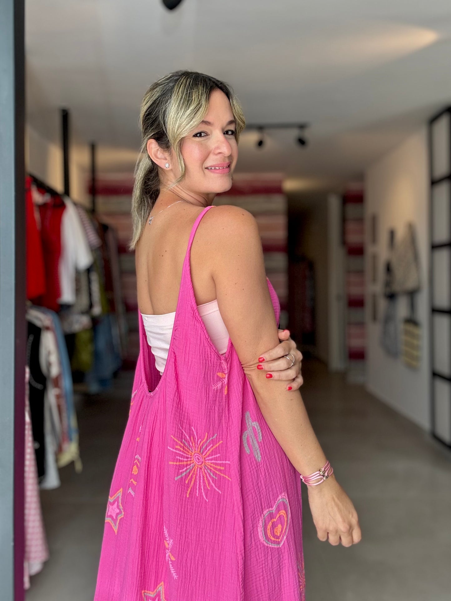 Neon Cover Up Dress