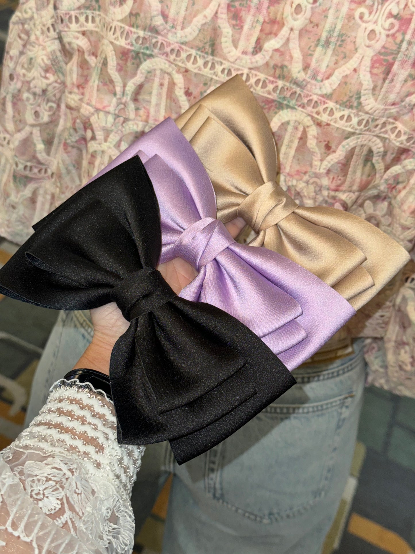 Big Ribbon Hair Clip