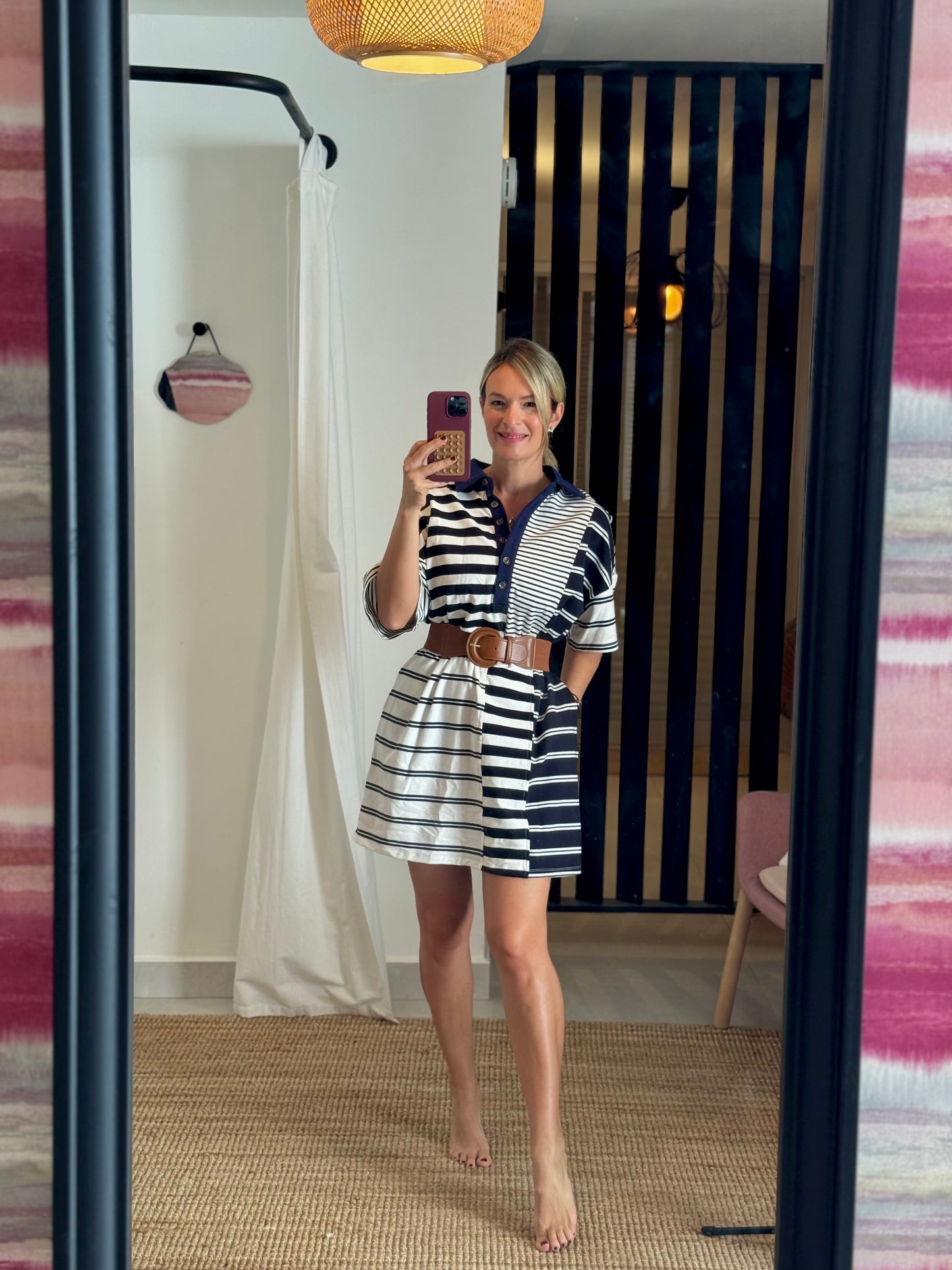 Stripes Sweater Style Dress