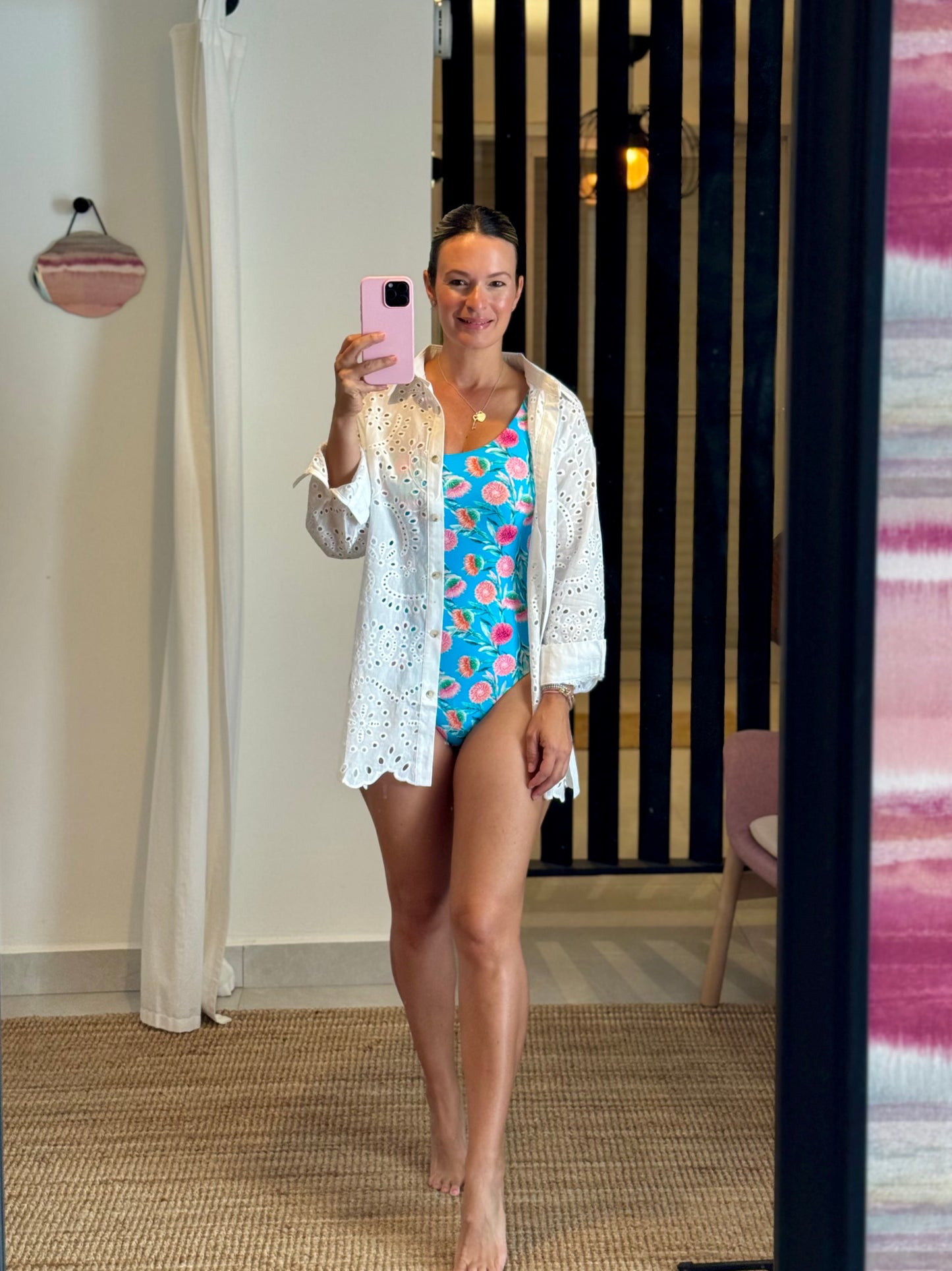 Eyelet Cover Up Top