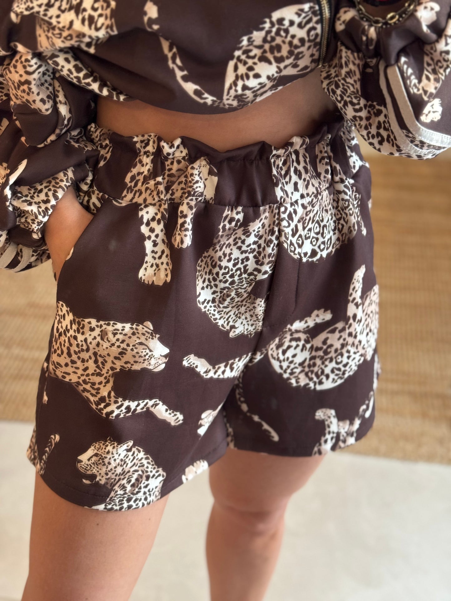 Fall Chocolate Short Set
