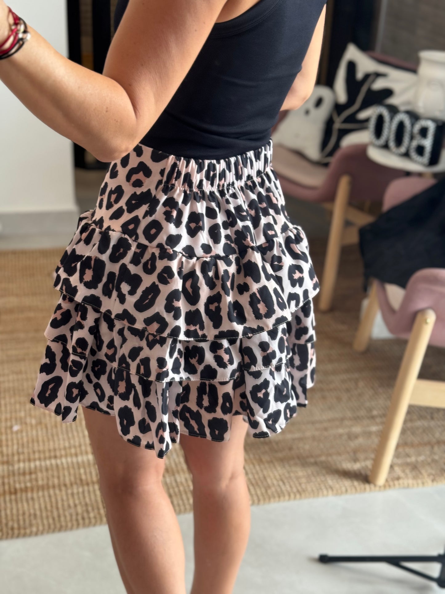 Animal Print Skirt