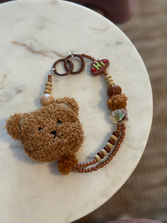Handbag Key Holder / Teddy Bear