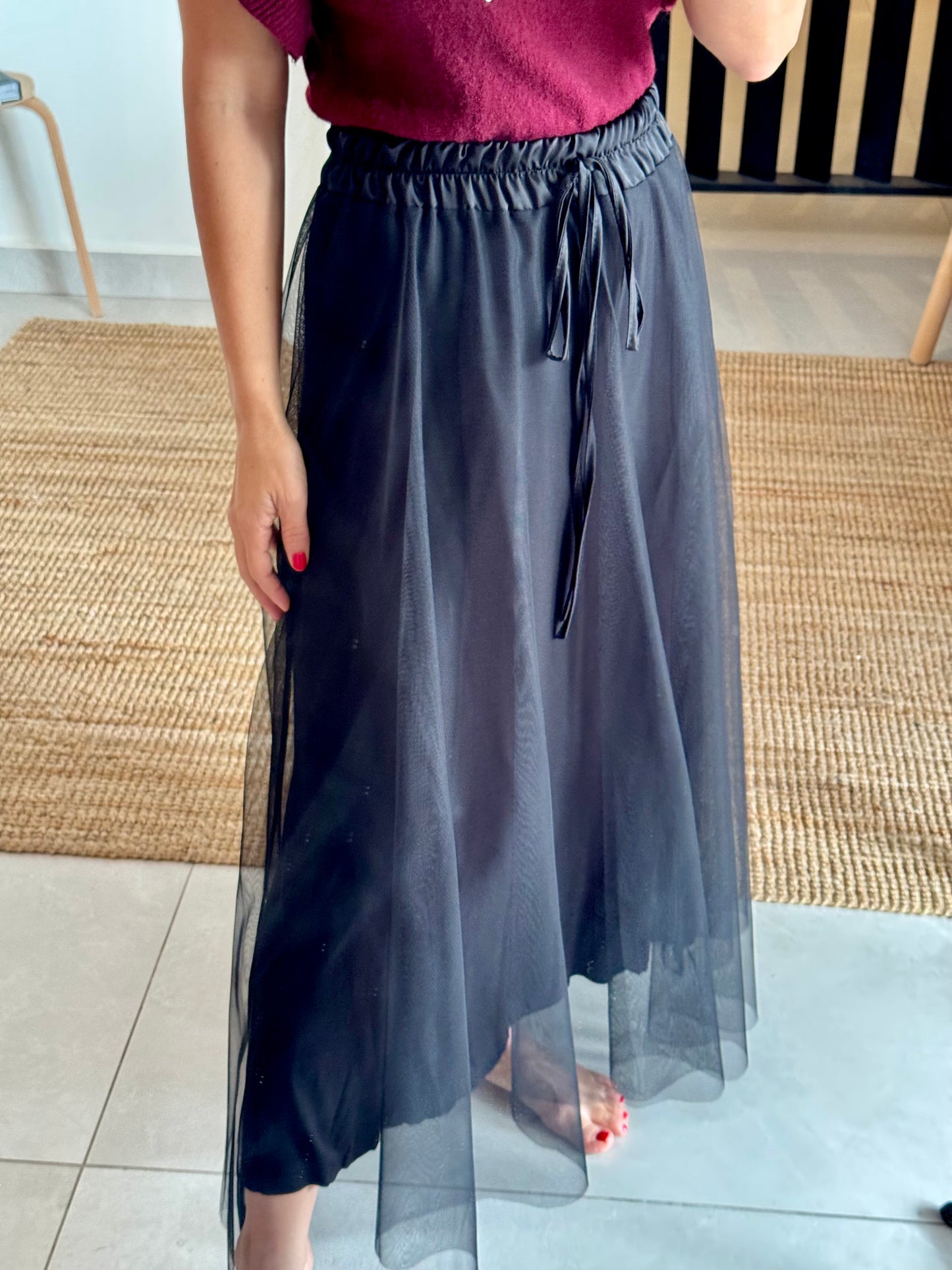 Black Tulle Skirt