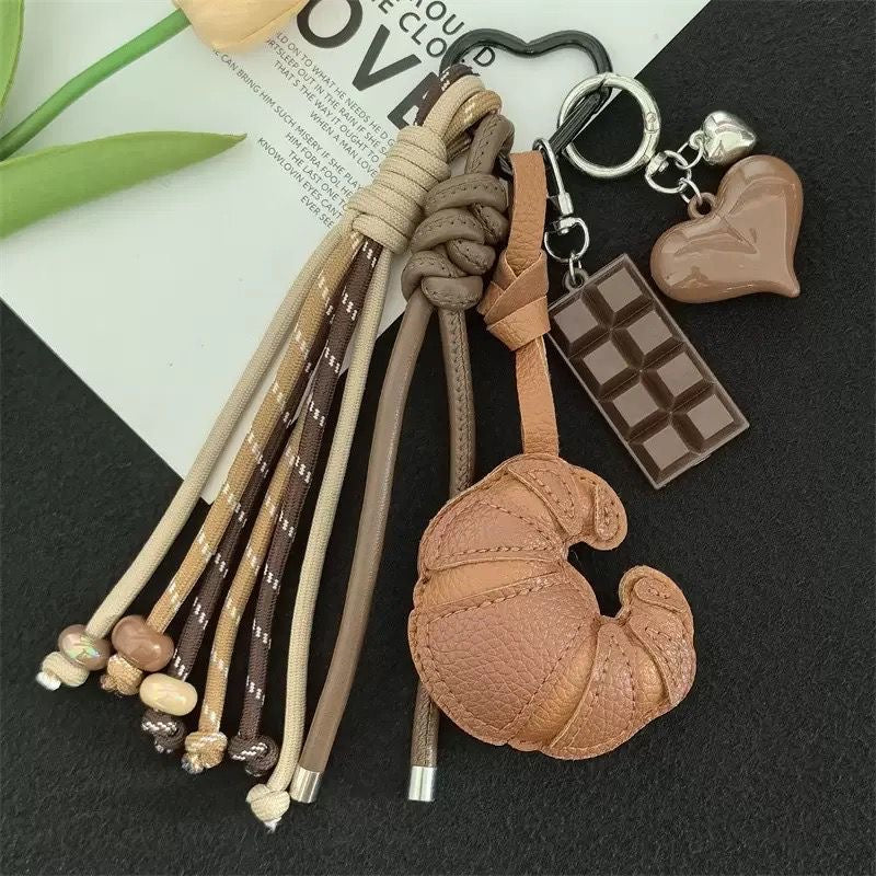 Handbag Key Holder / Multi Chocolate