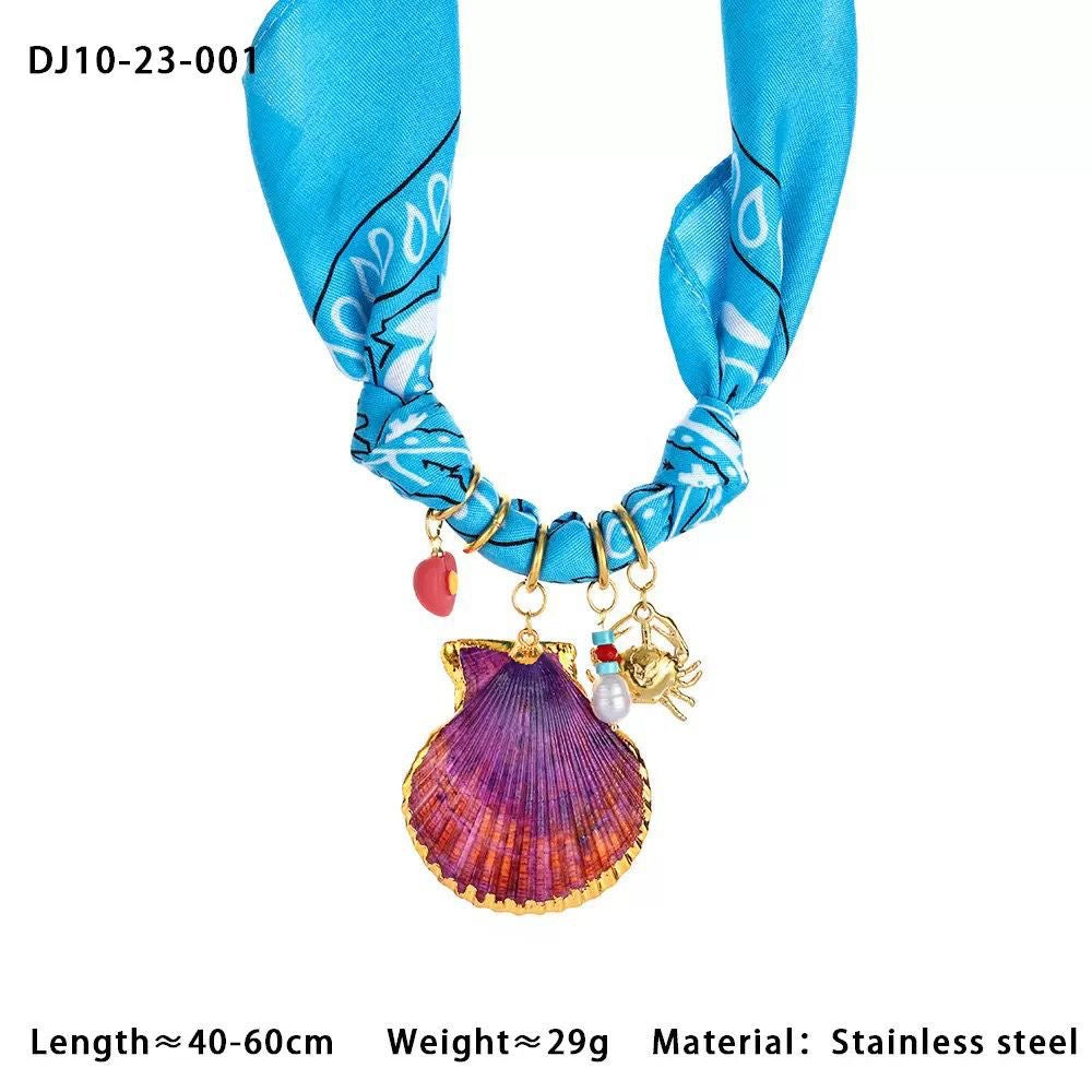 Bandana Charm Necklace
