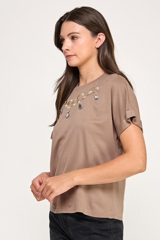 Embroidery Details Top