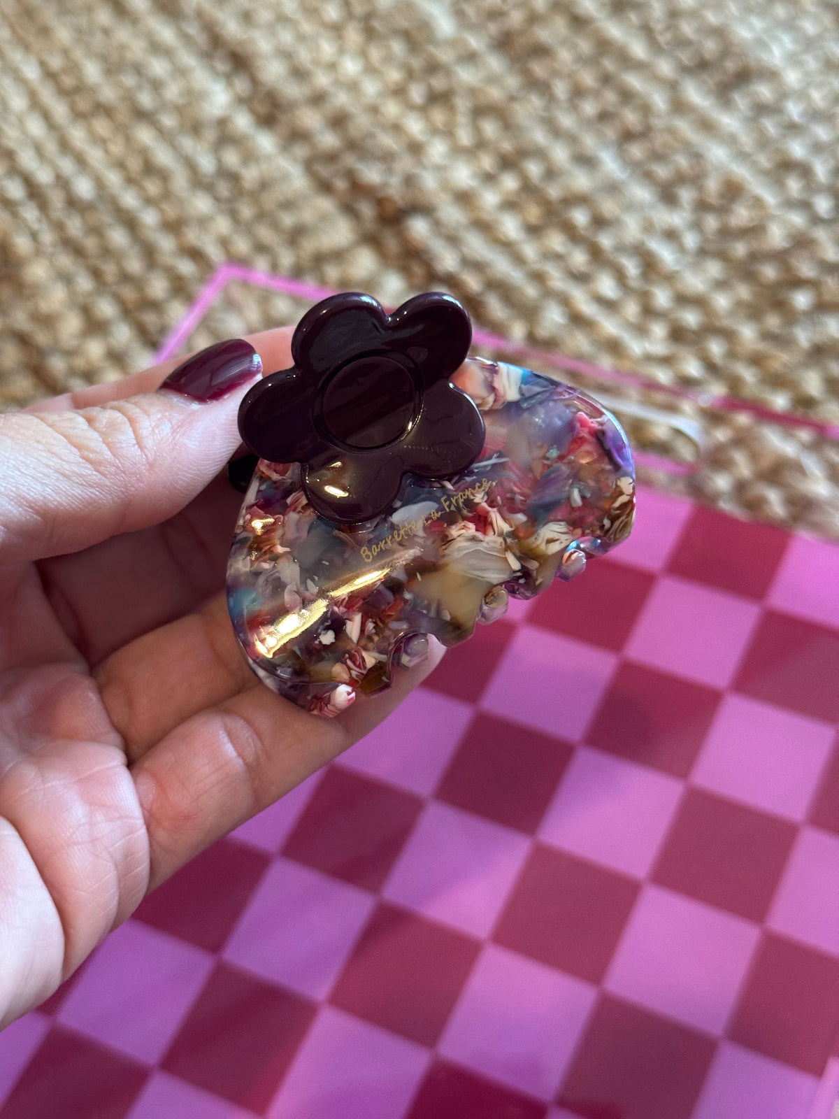 Small Flower Claw Clips