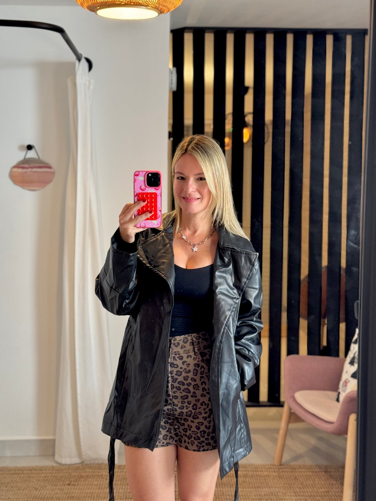 Faux Leather Jacket