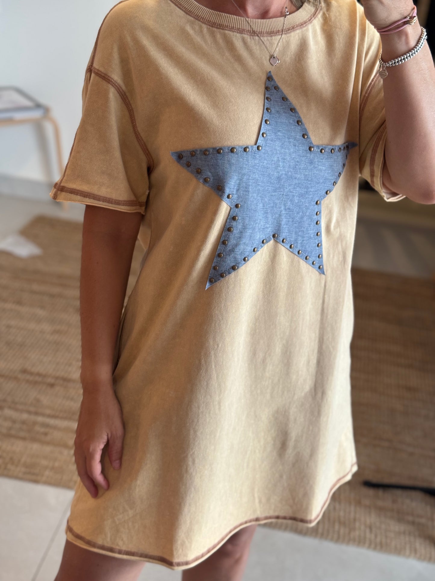 Star T Shirt Dress