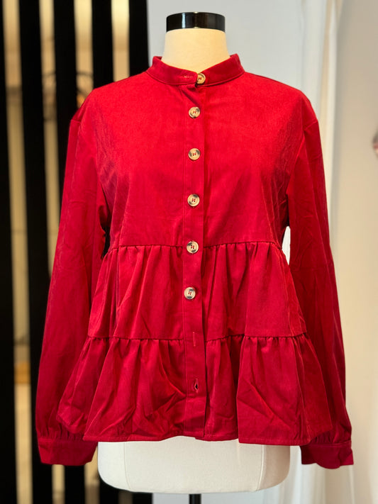 Corduroy Sweater Top