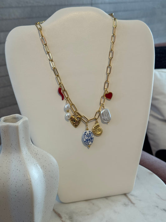 Multi Charm Necklace