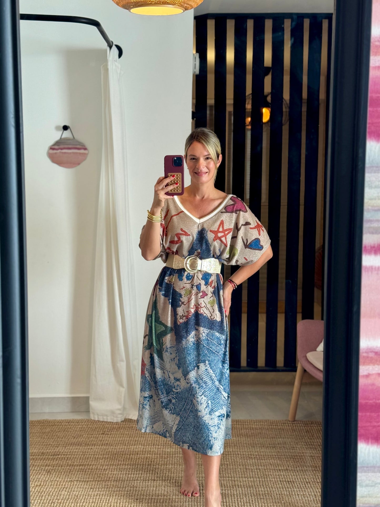 Loose Shimmery Dress