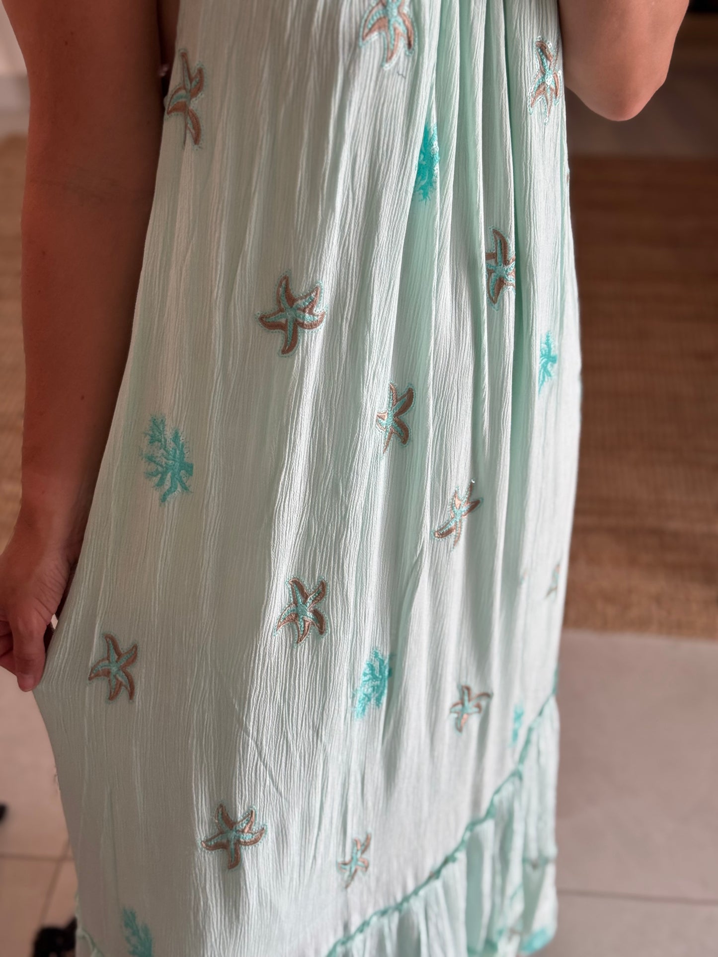 Embroidery & Sequins Dress