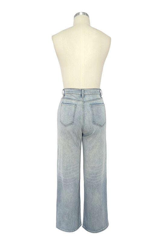 Lace Patchwork Denim