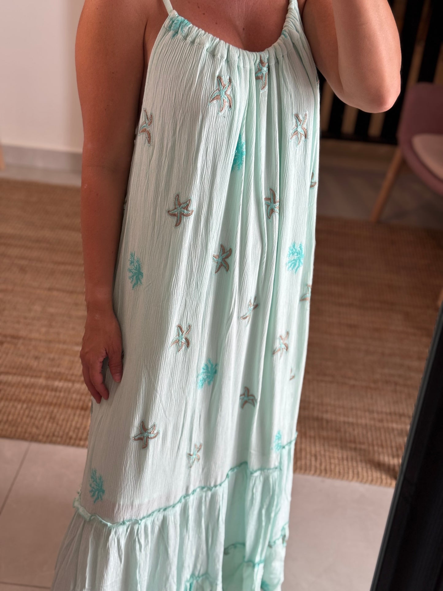 Embroidery & Sequins Dress
