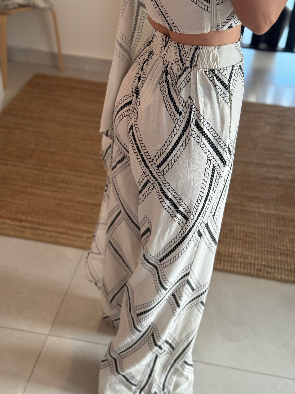 One Shoulder Pant Set