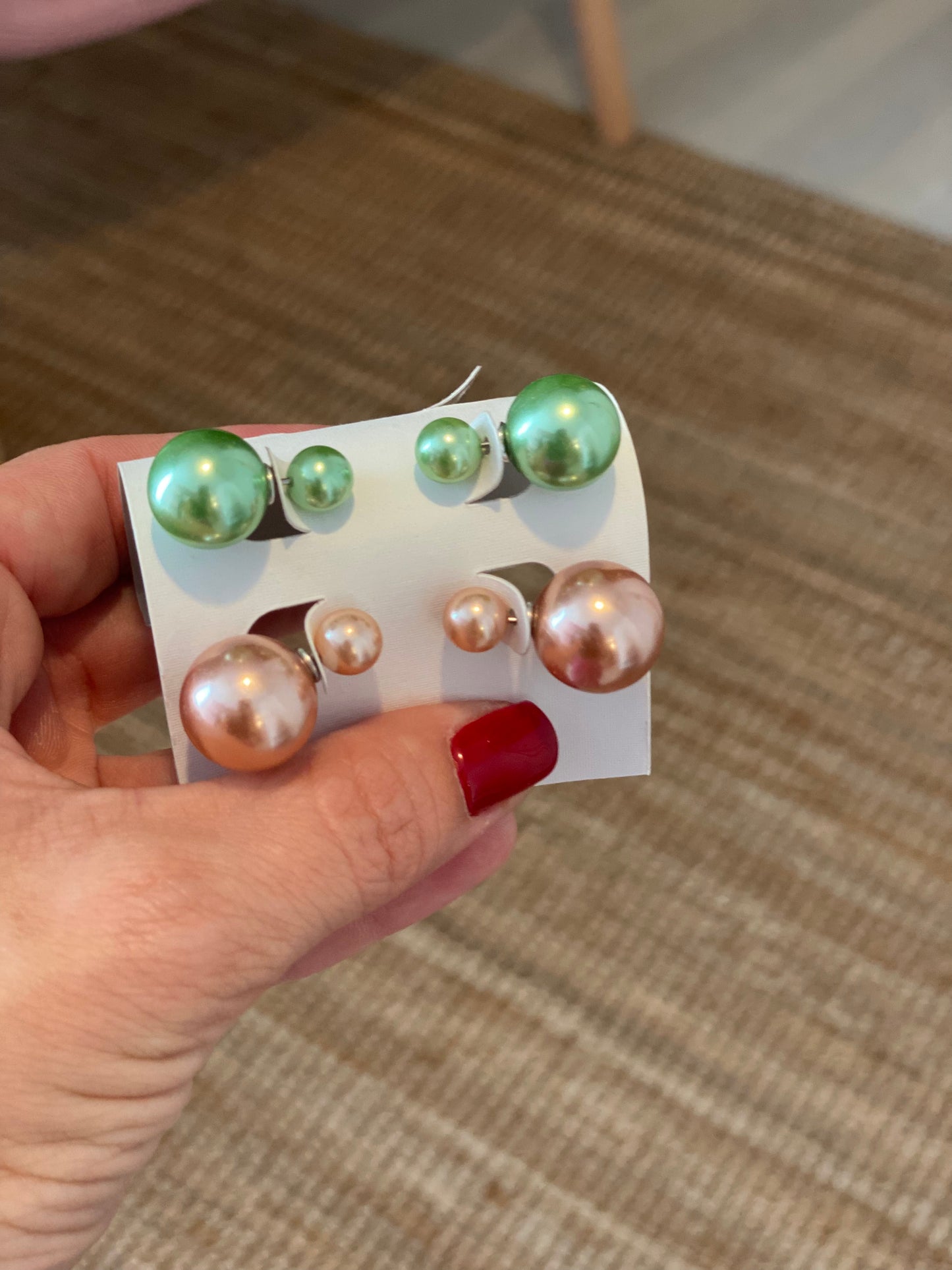Pearl Stud Earrings