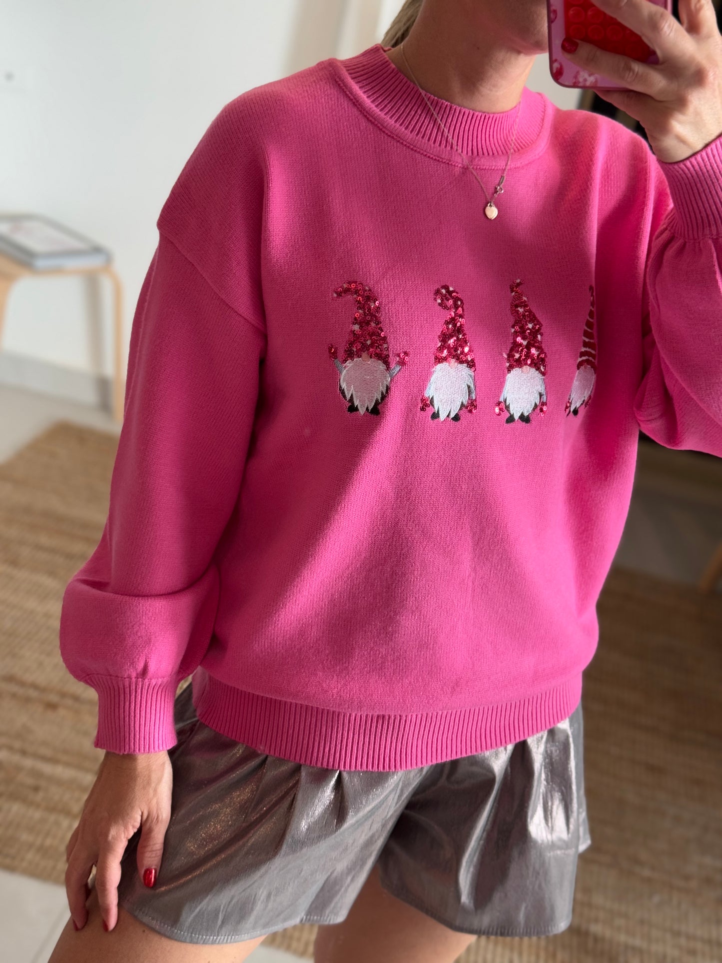Christmas Sweater Pink