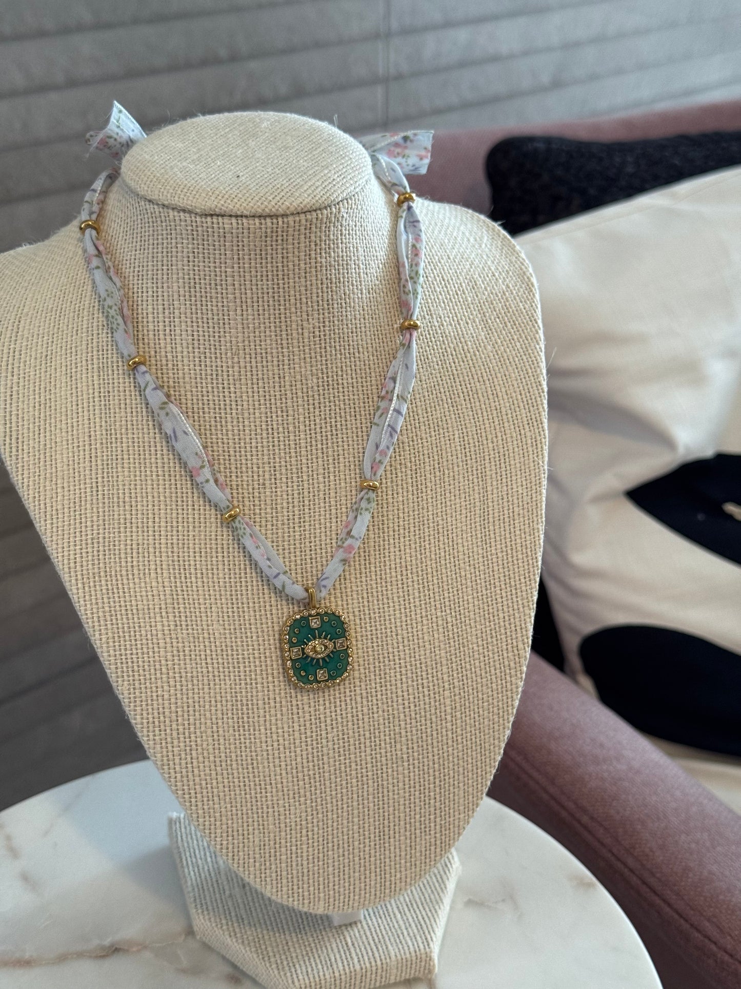 Bandana Charm Necklace