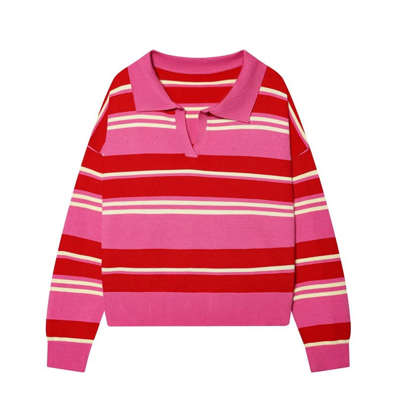 Stripes Pink Sweater