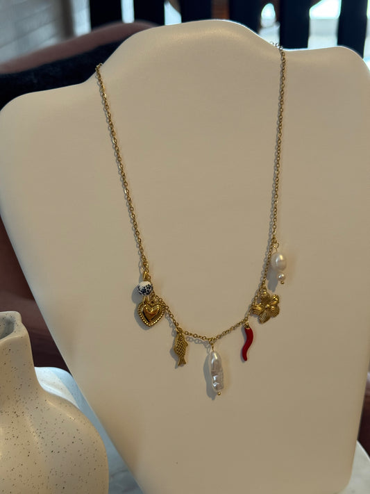 Multi Charm Necklace